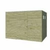 Abri De Jardin En Bois D’épicéa Traité Qube 6,3 M² -MON AMENAGEMENT JARDIN Soldes abri jardin bois epicea traite qube 6m2