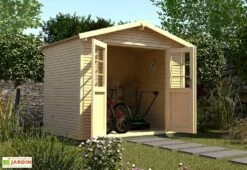 Abri De Jardin En Bois D’Épicéa WekaLine 4,9 M² (3 Coloris) -MON AMENAGEMENT JARDIN Soldes abri jardin bois epicea wekaline 4 94 m 3 coloris