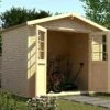 Abri De Jardin En Bois D’Épicéa WekaLine 6,1 M² (3 Coloris) -MON AMENAGEMENT JARDIN Soldes abri jardin bois epicea wekaline 6 1 m 3 coloris 1