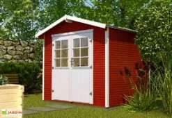 Abri De Jardin En Bois D’Épicéa WekaLine 6,1 M² (3 Coloris) -MON AMENAGEMENT JARDIN Soldes abri jardin bois epicea wekaline 6 1 m 3 coloris 3