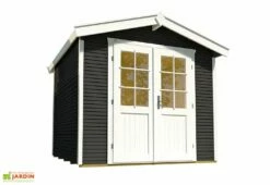 Abri De Jardin En Bois D’Épicéa WekaLine 6,1 M² (3 Coloris) -MON AMENAGEMENT JARDIN Soldes abri jardin bois epicea wekaline 6 1 m 3 coloris 4