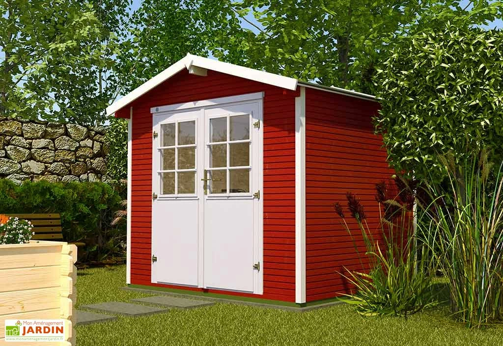 Abri De Jardin En Bois D’Épicéa WekaLine 8,8 M² (3 Coloris) 6 Abri De Jardin En Bois D’Épicéa WekaLine 8,8 M² (3 Coloris) – Image 4