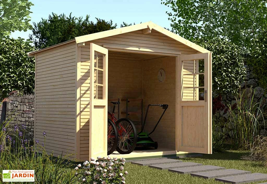 Abri De Jardin En Bois D’Épicéa WekaLine 8,8 M² (3 Coloris) 8 Abri De Jardin En Bois D’Épicéa WekaLine 8,8 M² (3 Coloris) – Image 6