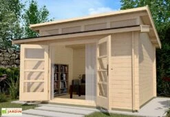 Abri De Jardin En Bois D’épicéa Brut Premium 28 T1 - 9 M²