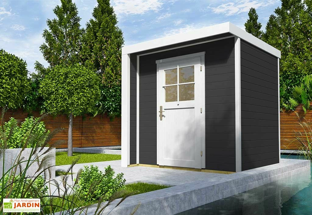 Abri De Jardin En Bois Riva 4,3 M² (2 Coloris) 3 Abri De Jardin En Bois Riva 4,3 M² (2 Coloris)