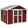 Grosfillex Abri De Jardin PVC Deco 7,53 M² -MON AMENAGEMENT JARDIN Soldes abri jardin bois rouge 1