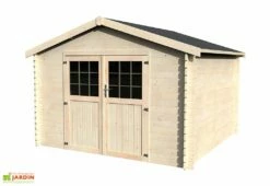 Abri De Jardin En Bois De Sapin Brut Flovene 10,6 M² -MON AMENAGEMENT JARDIN Soldes abri jardin bois sapin brut flovene 106m 1