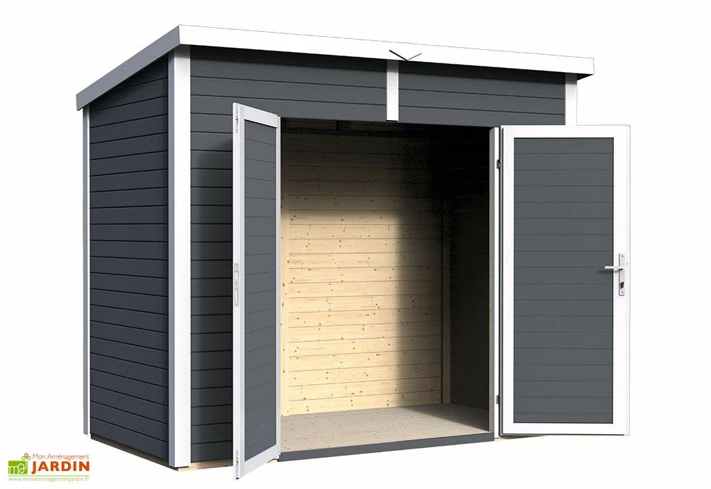 Abri De Jardin En Bois De Sapin Traité Skur 2 – 3,17 M² 4 Abri De Jardin En Bois De Sapin Traité Skur 2 – 3,17 M² – Image 2