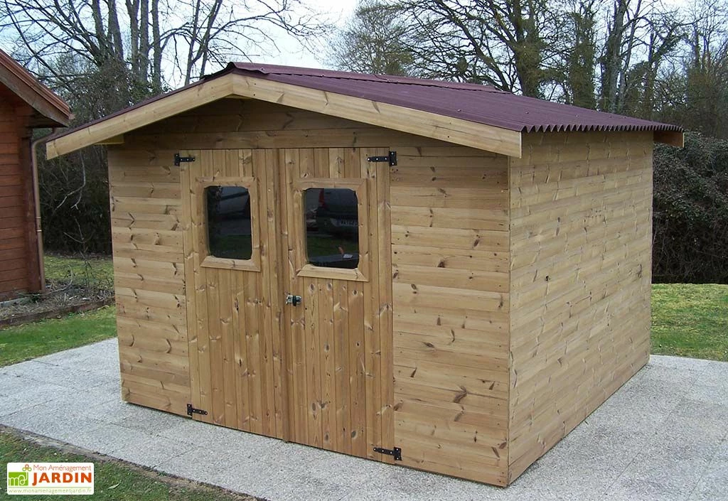 Abri De Jardin En Bois D’épicéa Traité Thiers – 8,97 M² 3 Abri De Jardin En Bois D’épicéa Traité Thiers – 8,97 M²