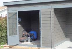 Abri De Jardin Composite Toit Plat + Auvent – Actual 6 X 3 M Gris Anthracite 13 Abri De Jardin Composite Toit Plat + Auvent – Actual 6 X 3 M Gris Anthracite -MON AMENAGEMENT JARDIN Soldes abri jardin composite actual 6x3m 1