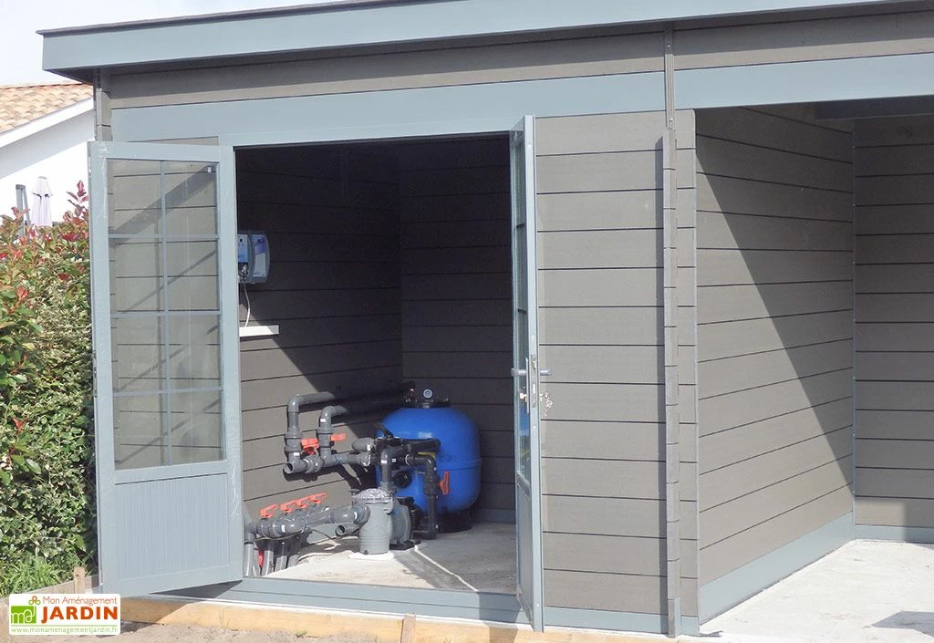 Abri De Jardin Composite Toit Plat + Auvent – Actual 6 X 3 M Gris Anthracite 8 Abri De Jardin Composite Toit Plat + Auvent – Actual 6 X 3 M Gris Anthracite – Image 6