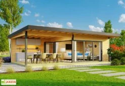 Abri De Jardin En Bois D’épicéa Brut Domeo 10 – 38,2 M²