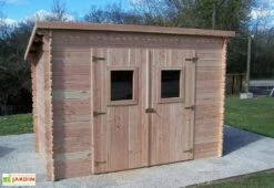 Abri De Jardin En Bois Douglas 20 Mm Monopente – 5,20 M² : 1,71 X 3,04 M