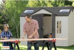 Lifetime Abri De Jardin En PVC 7,5 M² Element 60005 -MON AMENAGEMENT JARDIN Soldes abri jardin element pvc 60005 2