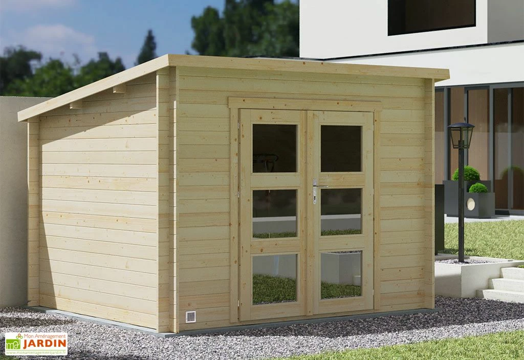 Abri De Jardin En Bois D'épicéa De 7,4 M² Ep. 28 Mm – Juno 3 Abri De Jardin En Bois D'épicéa De 7,4 M² Ep. 28 Mm – Juno