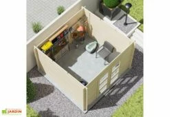 Abri De Jardin En épicéa De 8,9 M² Ep. 28 Mm - Juno -MON AMENAGEMENT JARDIN Soldes abri jardin forest style daintre e 3