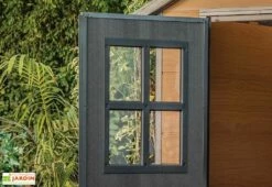 Abri De Jardin Keter En Résine Aspect Bois 6,5 M² Woodium 759 -MON AMENAGEMENT JARDIN Soldes abri jardin keter resine imitation bois 20mm 6m2 plancher inclus