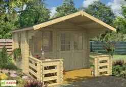 Abri De Jardin En Bois D’épicéa 18 M² - Luna 2