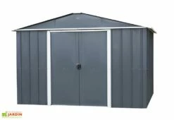 Abri De Jardin Acier Galvanisé Anthracite 197 X 303 Cm 5,97 M²