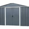 Abri De Jardin Acier Galvanisé Anthracite 298 X 303 Cm 9,03 M² 1 Abri De Jardin Acier Galvanisé Anthracite 298 X 303 Cm 9,03 M² -MON AMENAGEMENT JARDIN Soldes abri jardin metal acier galvanise trigano 2 4