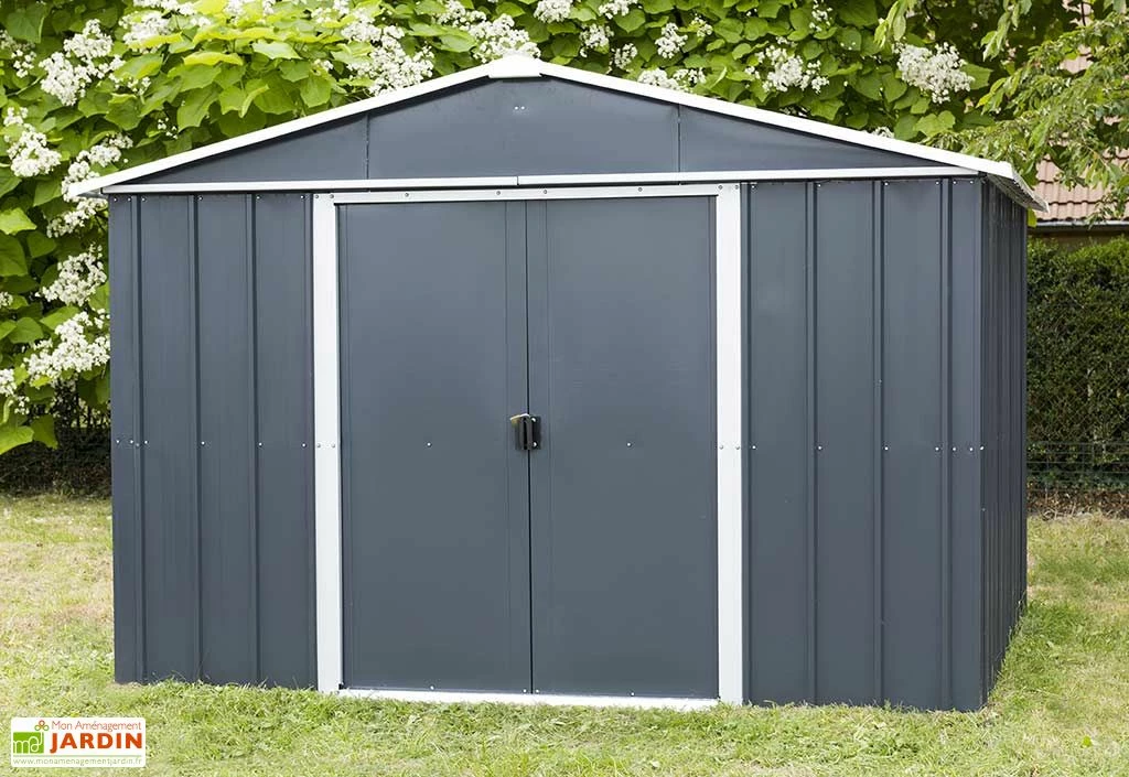 Abri De Jardin Acier Galvanisé Anthracite 137 X 202 Cm 2,77 M² 3 Abri De Jardin Acier Galvanisé Anthracite 137 X 202 Cm 2,77 M²