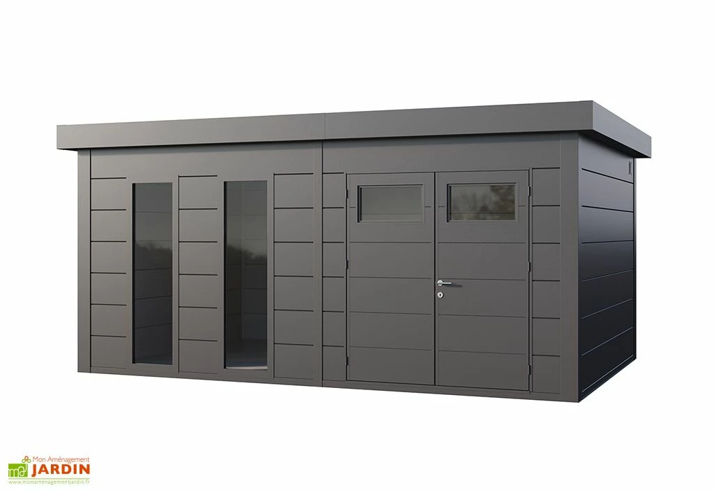 Abri De Jardin En Métal Avec Parois Vitrées Eleganto Plus – 19,3 M² 3 Abri De Jardin En Métal Avec Parois Vitrées Eleganto Plus – 19,3 M²