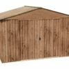Abri De Jardin En Métal Duramax Woodgrain Imitation Bois 8 M² -MON AMENAGEMENT JARDIN Soldes abri jardin metal imitation bois duramax woodgrain 10x8 1