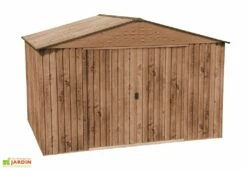 Abri De Jardin En Métal Duramax Woodgrain Imitation Bois 8 M²