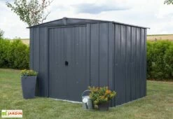 Abri De Jardin En Métal Gris Spacemaker Acier Galvanisé – 4,5 M² 10 Abri De Jardin En Métal Gris Spacemaker Acier Galvanisé – 4,5 M² -MON AMENAGEMENT JARDIN Soldes abri jardin metal spacemaker gris acier galvanise 250cm 1