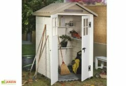 Abri De Jardin En PVC Evo 120 Beige (122x122cm)