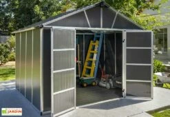 Abri De Jardin En Polycarbonate Et Aluminium Yukon 7 M² -MON AMENAGEMENT JARDIN Soldes abri jardin polycarbonate aluminium yukon 7 m 3