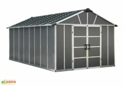 Abri De Jardin En Polycarbonate Et Aluminium Yukon 15 M² - Gris