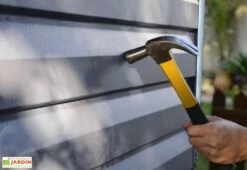 Abri De Jardin Skylight 2,1 M² Gris/Noir | Palram - Canopia -MON AMENAGEMENT JARDIN Soldes abri jardin polycarbonate palram skylight deco gris 1