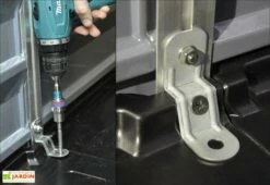 Abri De Jardin Skylight 1,7 M² Gris/Noir | Palram - Canopia 13 Abri De Jardin Skylight 1,7 M² Gris/Noir | Palram - Canopia -MON AMENAGEMENT JARDIN Soldes abri jardin polycarbonate palram skylight deco gris 3 1