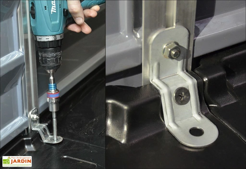 Abri De Jardin Skylight 1,7 M² Gris/Noir | Palram - Canopia 8 Abri De Jardin Skylight 1,7 M² Gris/Noir | Palram - Canopia – Image 6