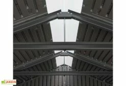 Lifetime Abri De Jardin En Polyéthylène Imitation Bois Et Acier Inox 4,5 M² -MON AMENAGEMENT JARDIN Soldes abri jardin polyethylene imitation bois acier inox 45m 1