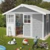 Grosfillex Abri De Jardin PVC Deco 7,5 -MON AMENAGEMENT JARDIN Soldes abri jardin pvc 75 gris