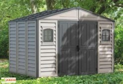 Abri De Jardin En PVC Duramax 8,05 M² Gris