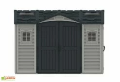 Abri De Jardin En PVC Duramax 8 M² – Apex 10 X 8 Gris Anthracite -MON AMENAGEMENT JARDIN Soldes abri jardin pvc duramax darkgrey apex 10x8 8m2 6