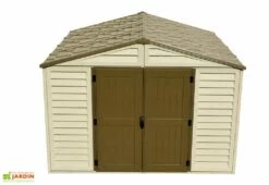 Abri De Jardin En PVC Duramax Beige 10 M² – Woodstyle Premium 10 X 10 -MON AMENAGEMENT JARDIN Soldes abri jardin pvc duramax woodstyle premium 10x10 10m2 5