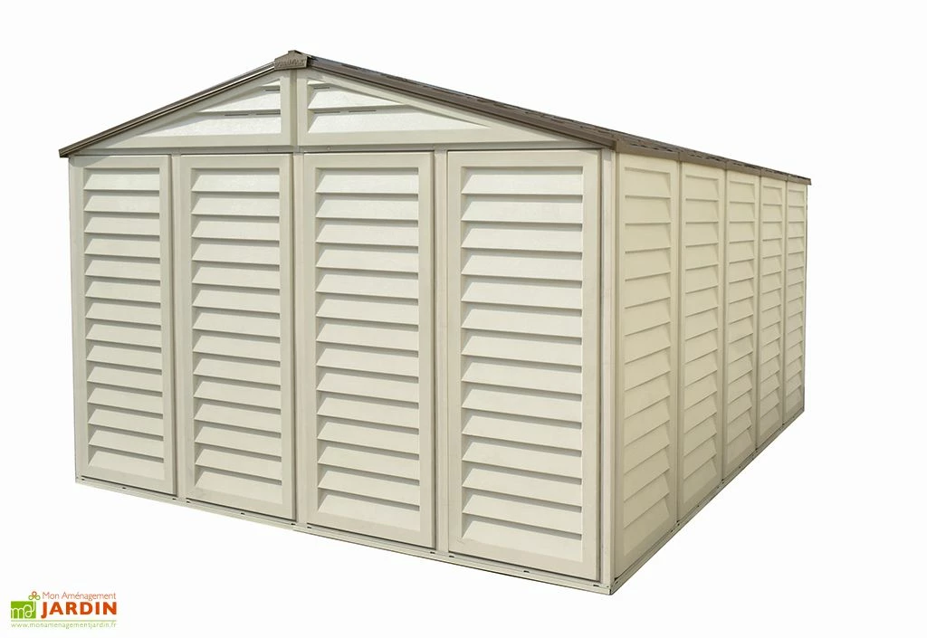 Abri De Jardin En PVC Duramax Beige 13 M² – Woodstyle Premium 10 X 13 7 Abri De Jardin En PVC Duramax Beige 13 M² – Woodstyle Premium 10 X 13 – Image 5