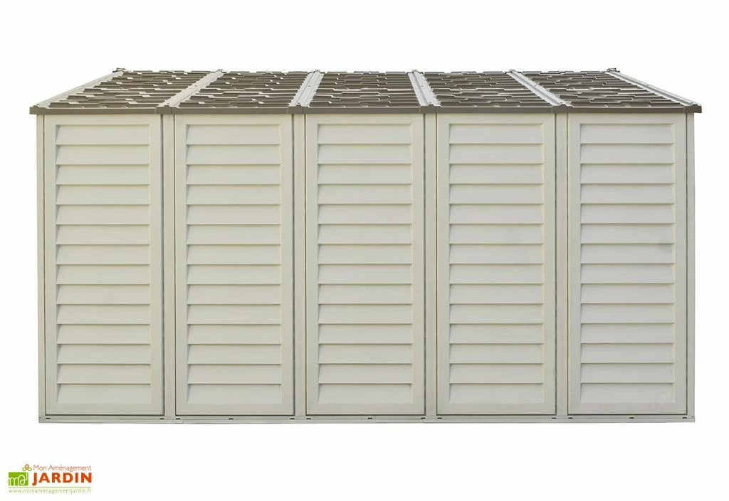 Abri De Jardin En PVC Duramax Beige 13 M² – Woodstyle Premium 10 X 13 8 Abri De Jardin En PVC Duramax Beige 13 M² – Woodstyle Premium 10 X 13 – Image 6