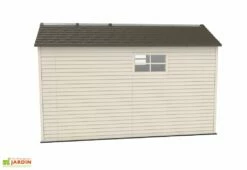 Abri De Jardin En PVC Et Acier Inoxydable Lifetime Landmark 8 M² -MON AMENAGEMENT JARDIN Soldes abri jardin pvc lifetime landmark 8m2 1 1