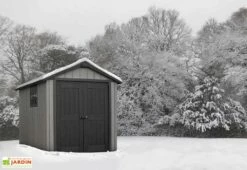 Keter Abri De Jardin PVC Brossium 759 (229x287) 10 Keter Abri De Jardin PVC Brossium 759 (229x287) -MON AMENAGEMENT JARDIN Soldes abri jardin resine gris brossium 759 4