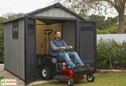 Keter Abri De Jardin PVC Brossium 759 (229x287) 12 Keter Abri De Jardin PVC Brossium 759 (229x287) -MON AMENAGEMENT JARDIN Soldes abri jardin resine gris brossium 759 6