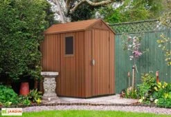 Keter Abri De Jardin En Résine Imitation Bois Darwin 46 – 2,2 M²