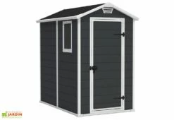 Abri De Jardin En Résine Premium 46S Anthracite – 2,4 M²