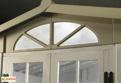 Abri De Jardin En PVC Evo 280 Beige (242x282cm) -MON AMENAGEMENT JARDIN Soldes abri jardin resine pvc evo280 garofalo 1