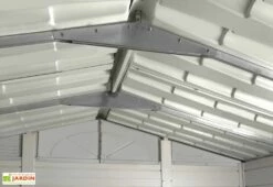 Abri De Jardin En PVC Evo 280 Beige (242x282cm) -MON AMENAGEMENT JARDIN Soldes abri jardin resine pvc evo280 garofalo 2