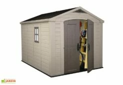 Keter Abri De Jardin PVC Sydney 811 (257x332cm) -MON AMENAGEMENT JARDIN Soldes abri jardin resine pvc sydney 811 1